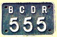 click for 7K .jpg image of BCDR wagon plates