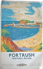 click for 13.4K .jpg image of Portrush poster