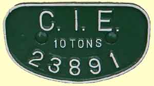 click for 5K .jpg image of CIE wagon plate