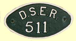 click for 5K .jpg image of DSER wagon plate