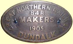 click for 6.9K .jpg image of GNR tender plate