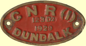 click for 13.2K .jpg image of GNRI tender makers plate