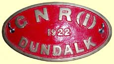 click for 6.6K .jpg image of GNR makers' plate