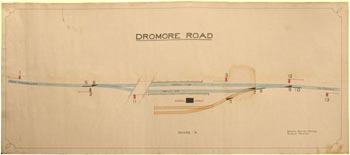 click for 6K .jpg image of Dromore Rd. signal box diagram