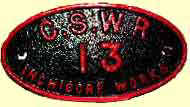 click for 5K .jpg image of GSWR wagonplate