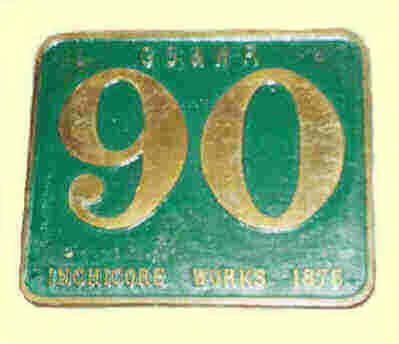 click for 12K .jpg image of GSWR number plate