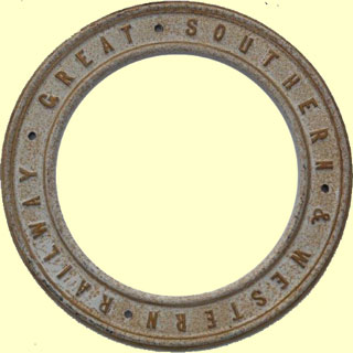 click for 21K .jpg image of GSWR roundel